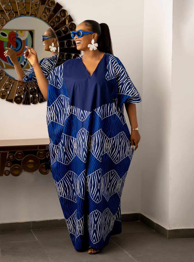 Agbeke African Print BuBu Gown