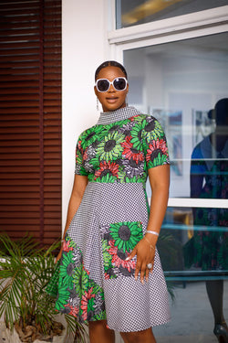 Ankara african print dresses for women